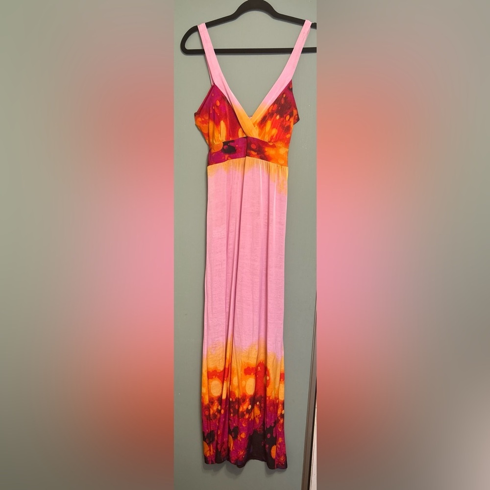 Women’s Summer Maxi Dress Size Small Boho Sundress Sleeveless Maxi Dress - Picture 3 of 13